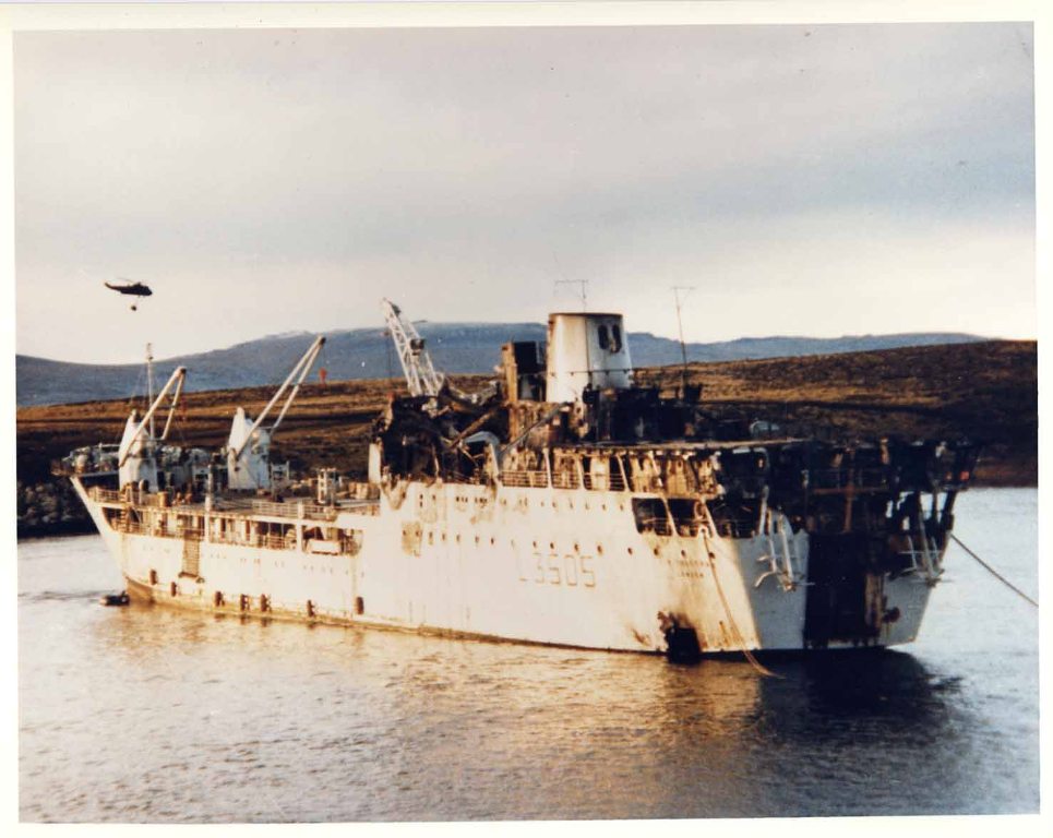 RFA SIR TRISTRAM
Falklands 1982.
