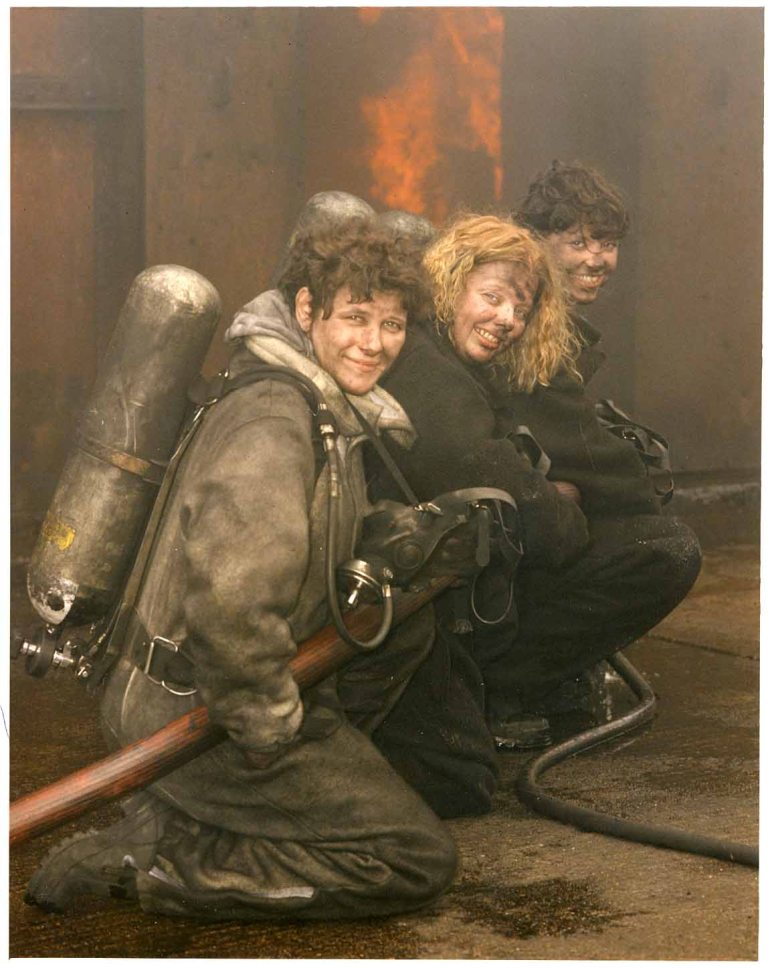 Firefighters
RFA Catering Assistants undergoing training at Phoenix NBCD School.
