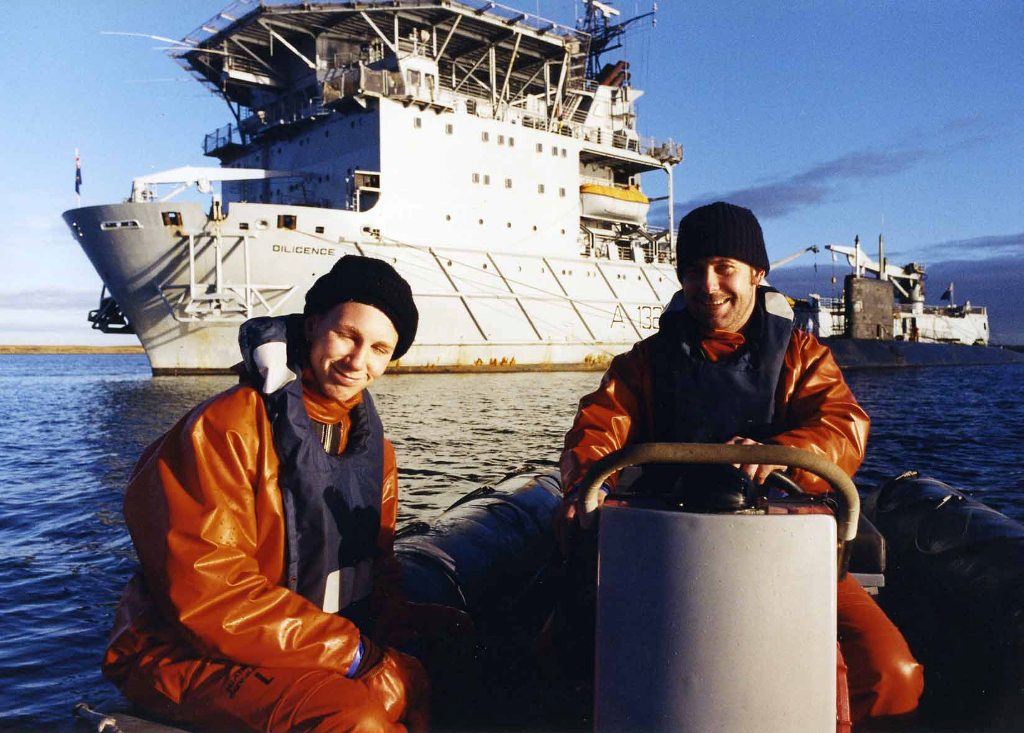 RFA DILIGENCE
Crash boat crew.
