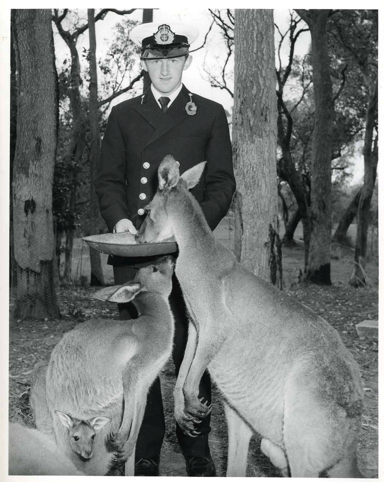 Cadet E MacKay
With Roo & Joey, Albany 1983.
