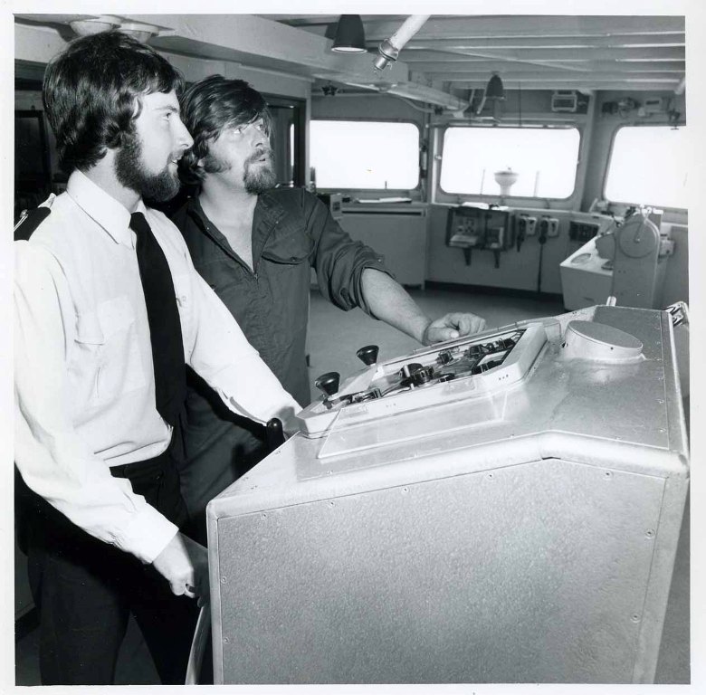 RFA GREY ROVER
Cadet steering time, 1977.
