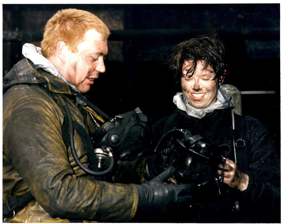  RFA CATERING ASSISTANTS
Firefighting training at Phoenix NBCD School, May 1996.
