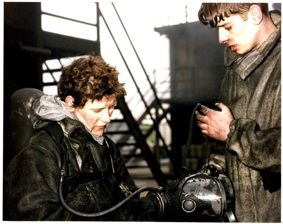 RFA CATERING ASSISTANTS
Firefighting training at Phoenix NBCD School, May 1996.
