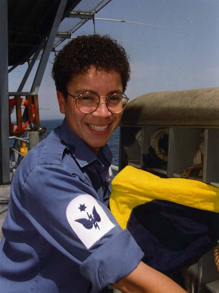 RFA DILIGENCE
Naval Rating on Comms team, Gulf, 2000.
