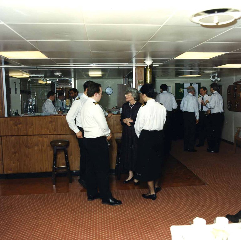 RFA ARGUS
Visit by Lady Pamela Blelloch at Portland.
