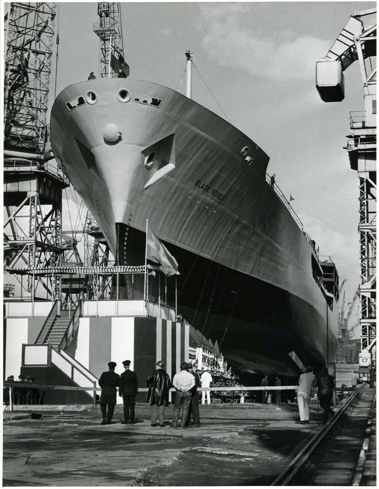 RFA BLACK ROVER
Launch at Neptune Shipyard, Walker, August 1973.
