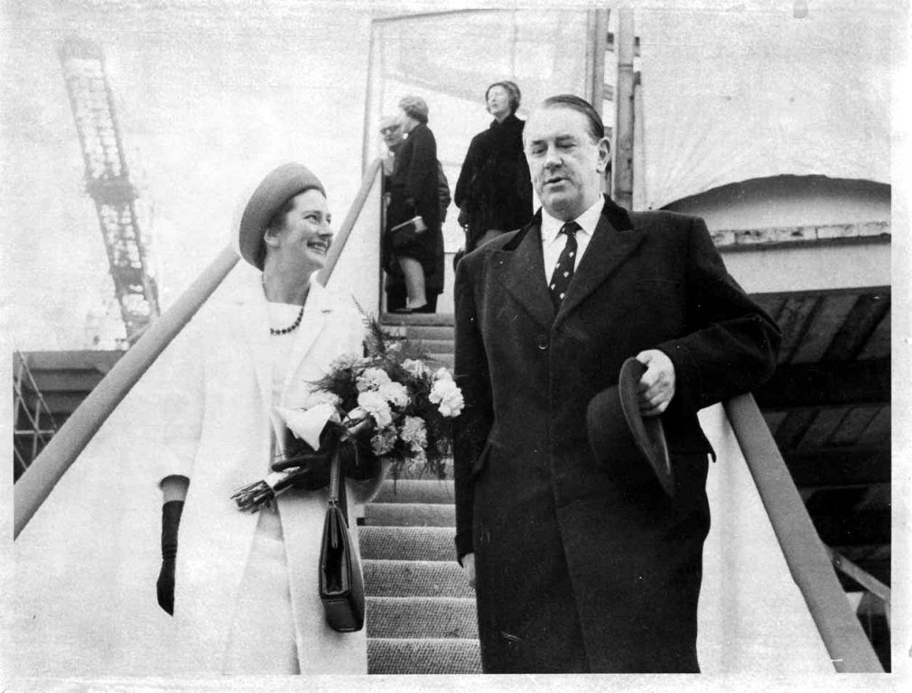 RFA REGENT
Launch at Belfast 1967.
Lady Sponsor, Mrs Lucy Faulkner, wife of Ulster Minister of Commerce.
