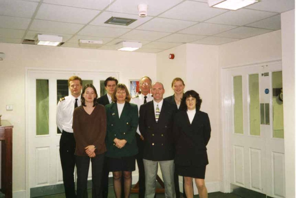  INTAKE OF SUPPLY OFFICERS
With Capt Maurice Mann. 1998/1999?

