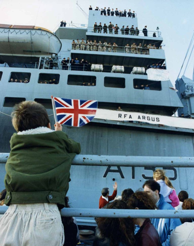 RFA ARGUS
Welcome home. Probably after Gulf War 1991.
