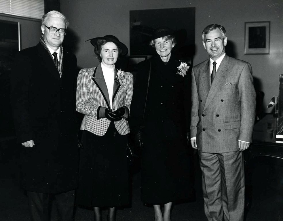 RFA ARGUS
Renaming ceremony at Harland & Wolff, Belfast, March 1987.
Lady Sponsor, Lady Pamela Blelloch.
