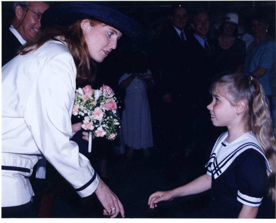 RFA FORT VICTORIA
Visit by Duchess of York, 7 July 1994.
