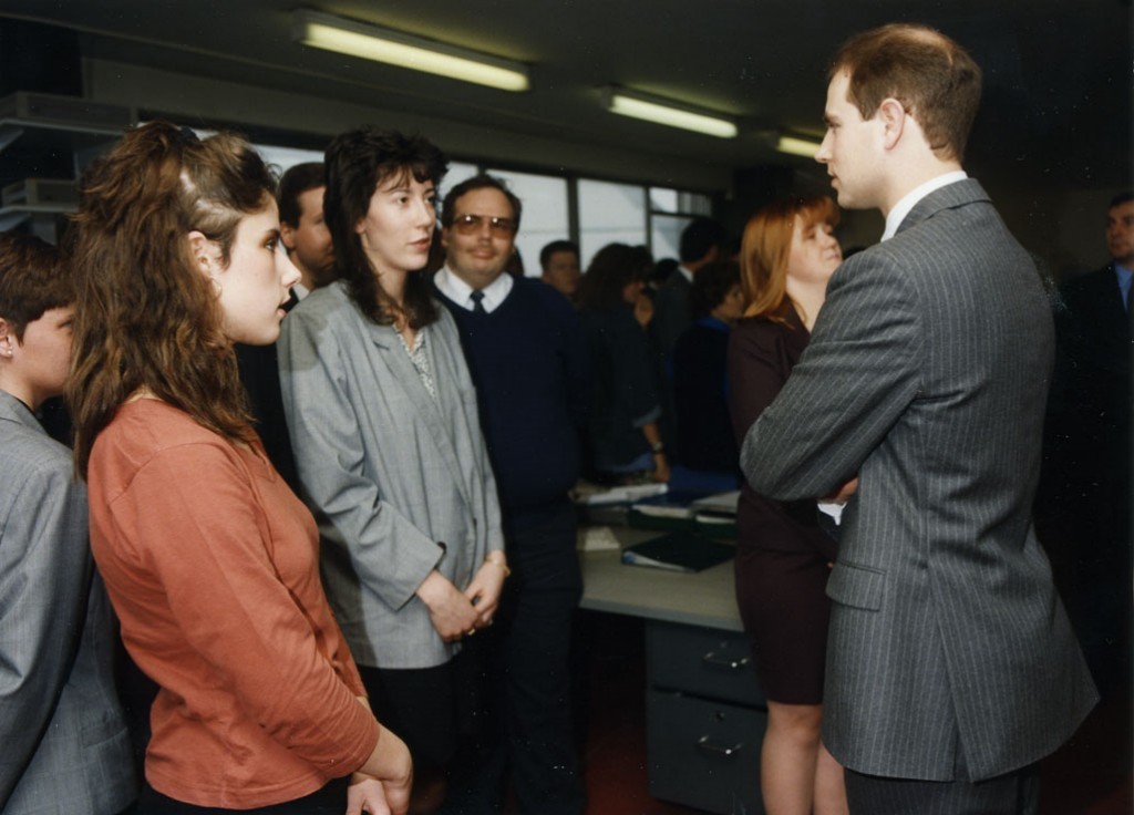 HRH PRINCE EDWARD
Visit to RFA HQ circa 1995.
