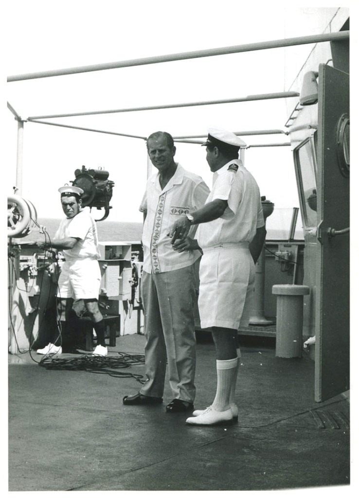 RFA BLUE ROVER
Visit by HRH Prince Philip.
