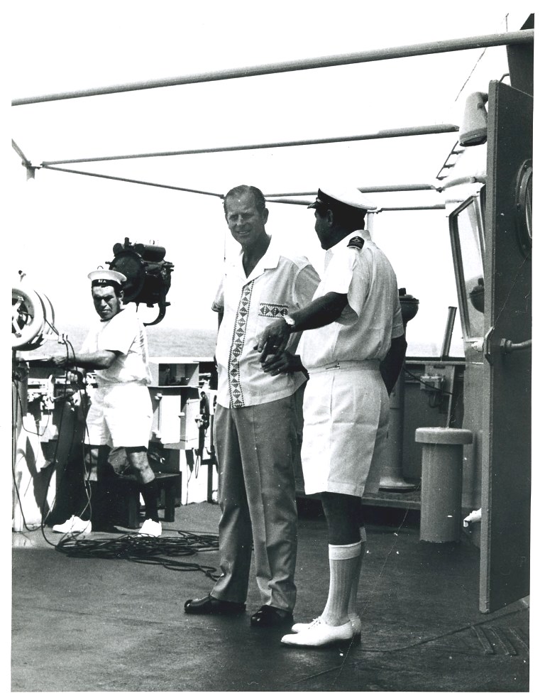 RFA BLUE ROVER
Visit by HRH Prince Philip.
