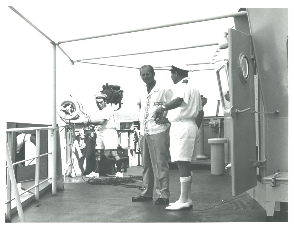 RFA BLUE ROVER
Visit by HRH Prince Philip.
