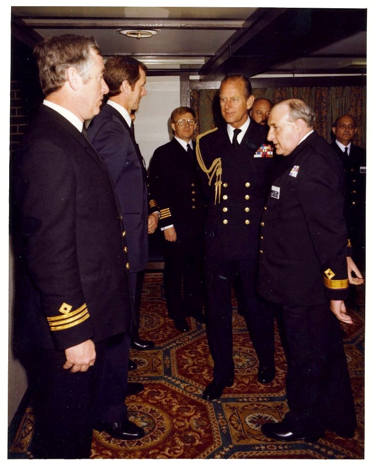 RFA FORT AUSTIN
Royal visit at Portland, June 1981.
