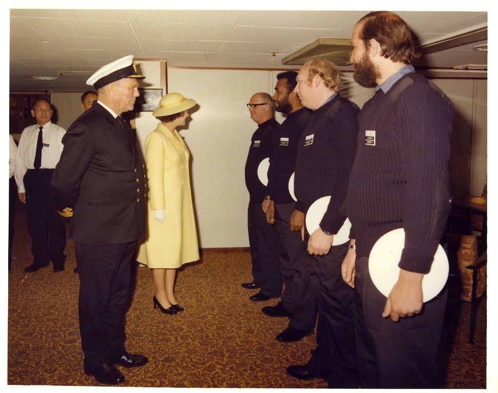 RFA FORT AUSTIN
Royal visit at Portland, June 1981.
