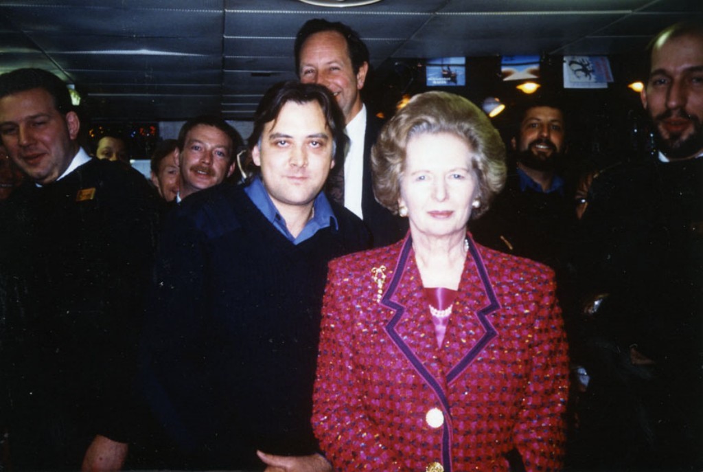 RFA GOLD ROVER
Falklands War veterans meet Mrs Thatcher.
