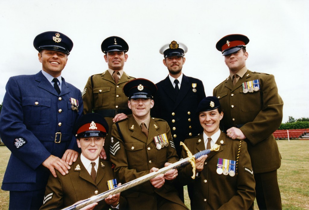 WILKINSON SWORD OF PEACE
Presentation jointly to Sir Galahad for UN operations in Angola.Chippenham, 15 July 1997.
See also P6.540 ,546 and 546a.
