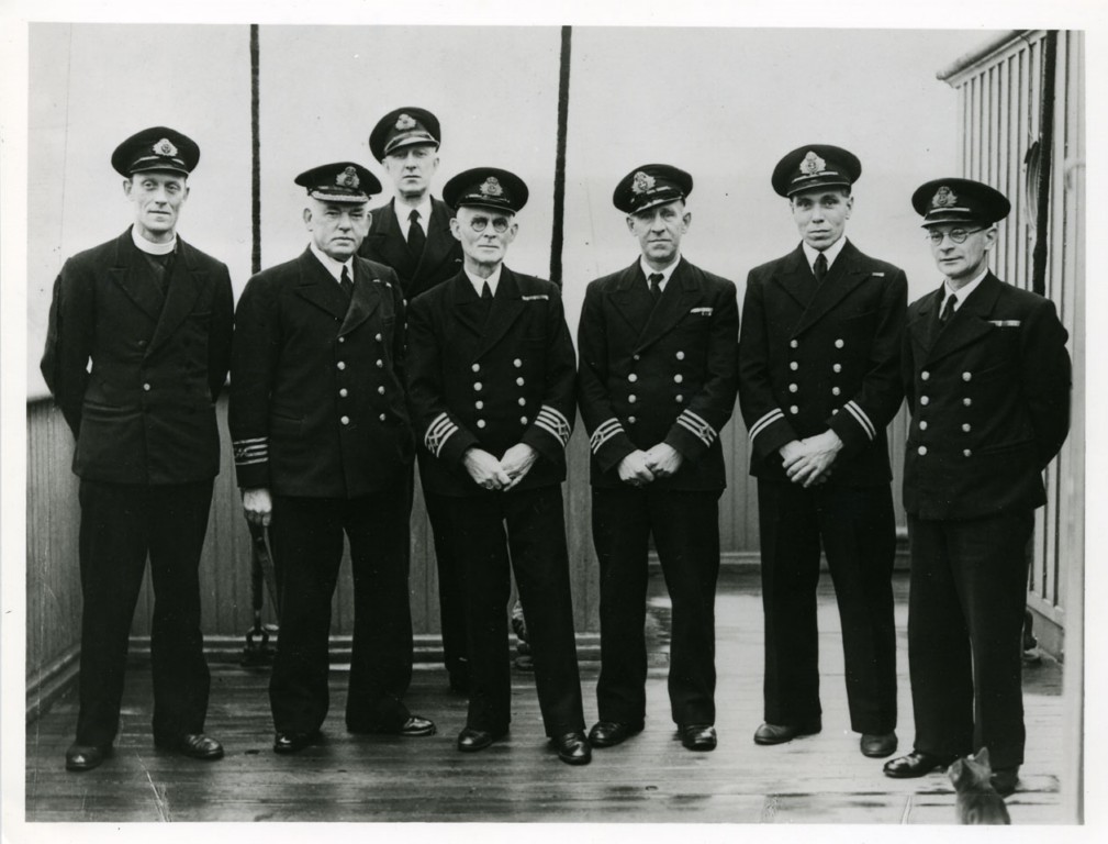 RFA DEMETER
Officers at Scapa Flow 1941-2.
Negative held.
