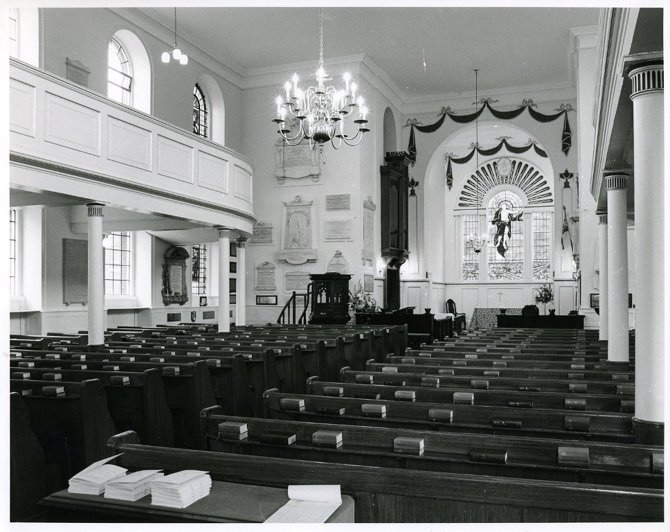 St ANNE'S CHURCH
Portsmouth Naval Base. Probably prepared for the Falklands sevice, 1982.
