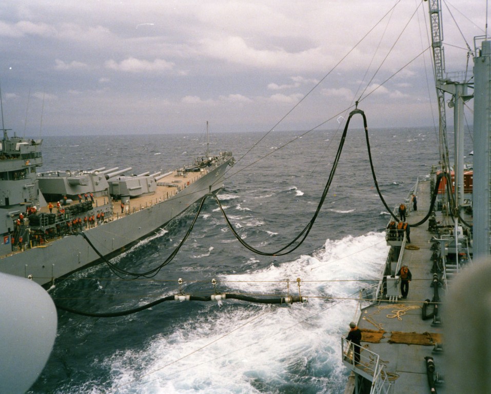 RFA BAYLEAF
Cooper Collection
Fuelling USS Missouri during Global 86.
