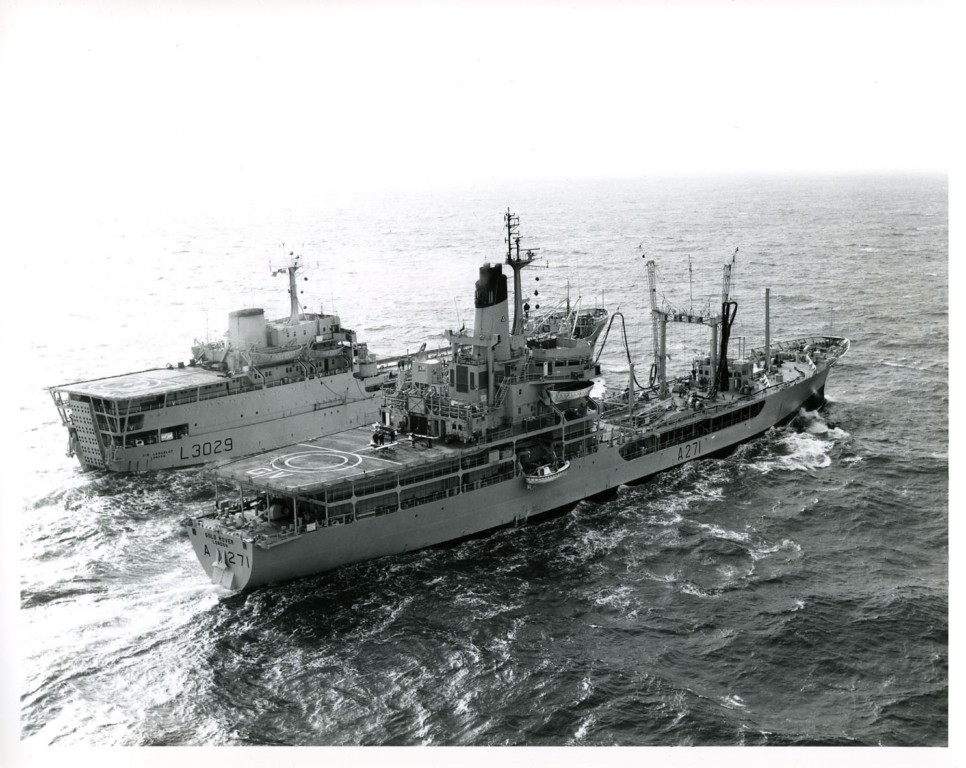 RFA GOLD ROVER
Cooper Collection
Operational Sea Training with Sir Lancelot, 1977.
