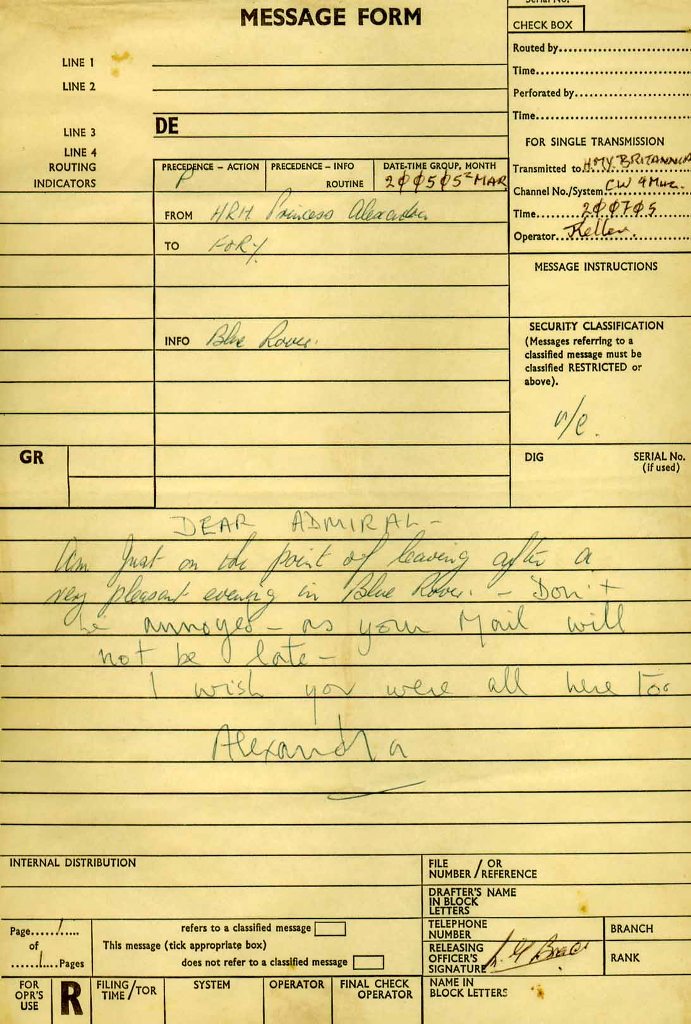 HRH Princess Alexandra
