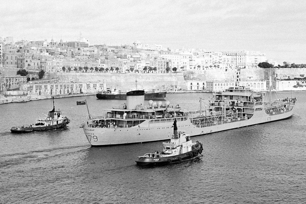 RFA BAYLEAF
Malta with tugs St Rocco & Sea Fox.
