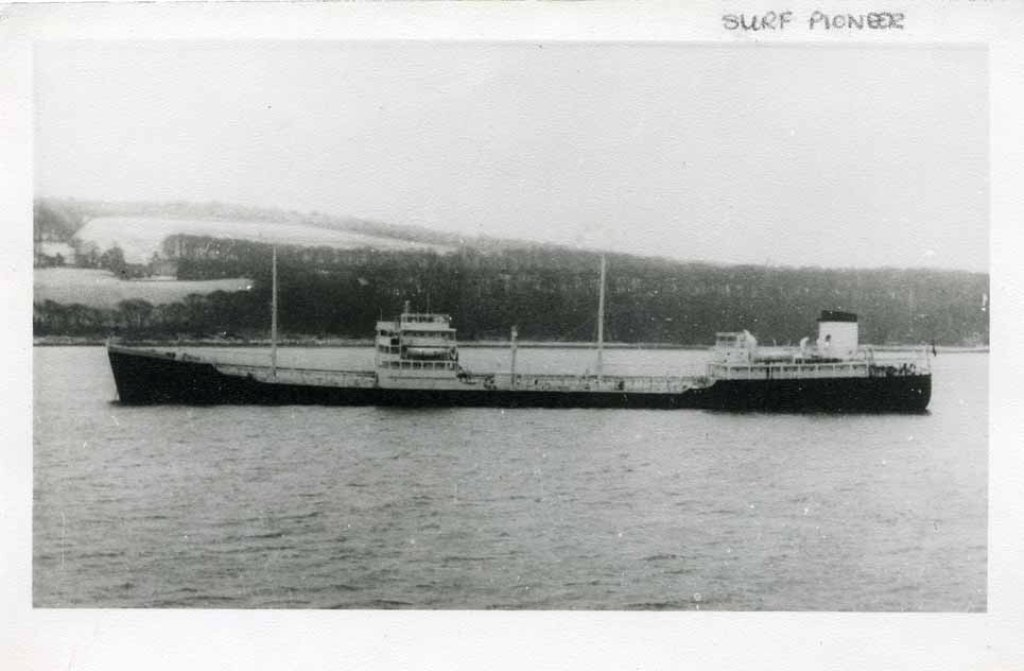 RFA SURF PIONEER  1951-1969
Building as Beskidy for Polish owners. Acquired for Korean War. 1960 laid up at Devonport. Sold to Spanish breakers 1970. 



