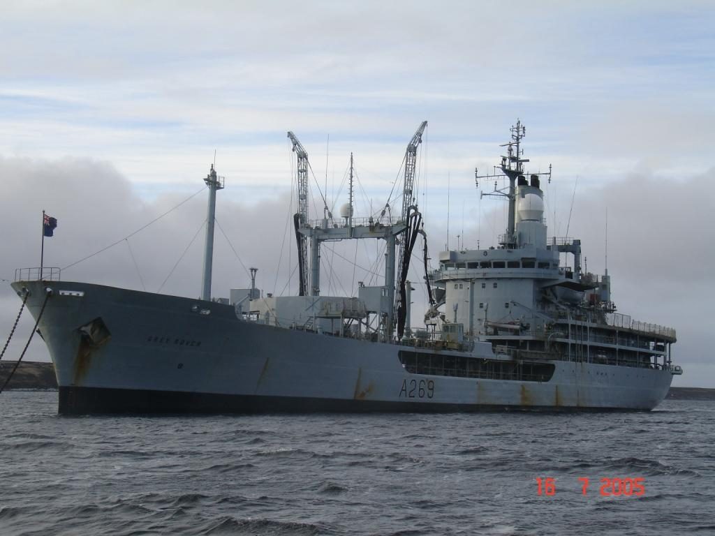 RFA GREY ROVER
Falklands 2005
