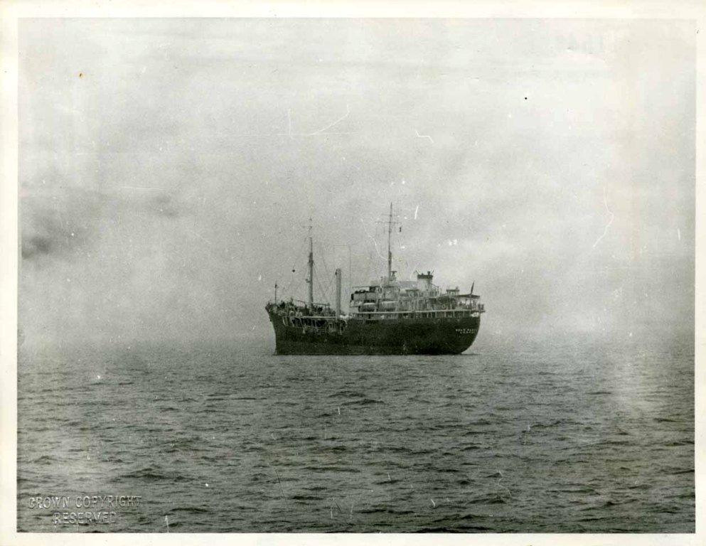 RFA GOLD RANGER  1941-1973
GRT 3313. Built Caledon, Dundee. 4 Cyl Doxford.
Most of her life spent East of Suez including Korea and Borneo. Exceptionally West Indies Station Oiler in 1949 when she ranged as far as Hudson Bay, Falklands and South Shetlands. Decommissioned at Singapore late 1972. 
Photo 1952.
