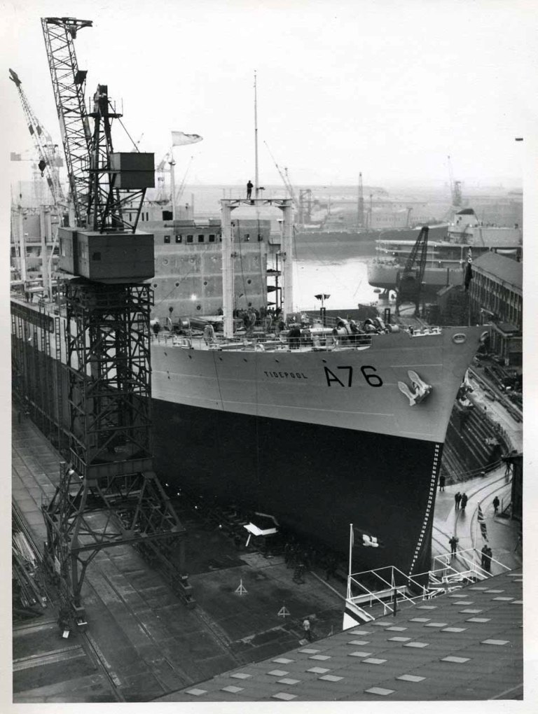 RFA TIDEPOOL  1963-1982
Launched at Hawthorn Leslie, Hebburn, 1963.
Beira Patrol in the mid-1960. 1976 Cod War. Sold to Chile in 1982, and borrowed back for the Falklands. She was taken out of service on 13 August 1982 and returned to Chile. Renamed Almirante Jorge Montt. Decommissioned 1997. 

