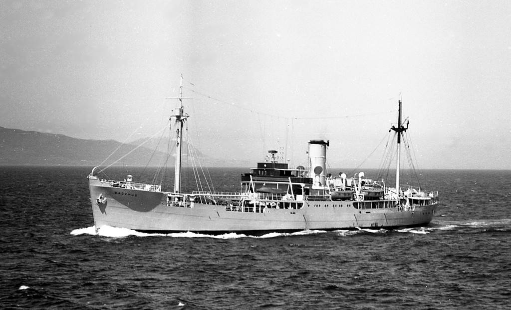 RFA BACCHUS (2)
Wilson Collection
Near Gibraltar. 20 May 1960.

