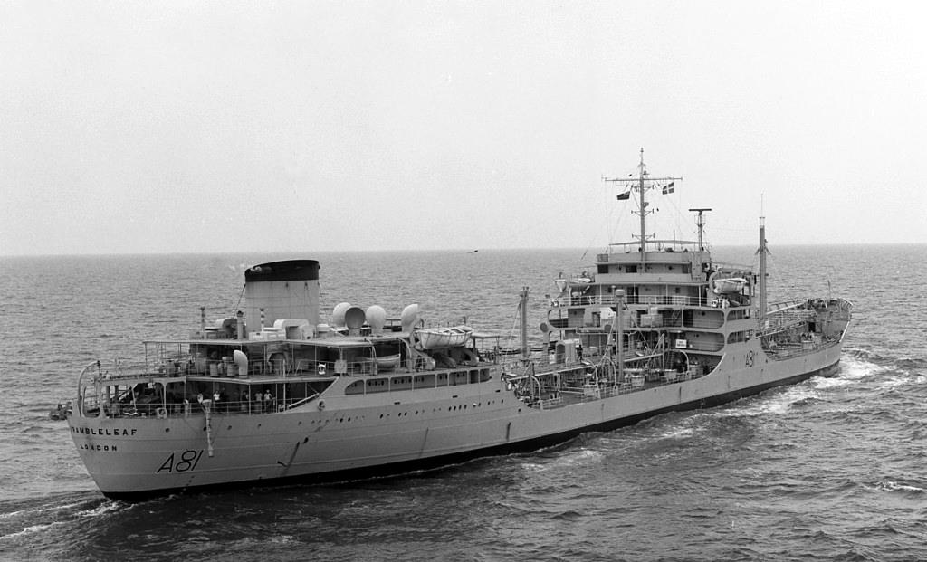RFA BRAMBLELEAF (2)
Wilson Collection
 Eastern Mediterranean. 5 May 1971.   From TIDESPRING
