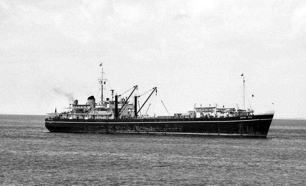LST EMPIRE GULL
Wilson Collection
 At Aden, 11 December 1962. From Blue Funnel DIOMED.
(RFA from 1970)
