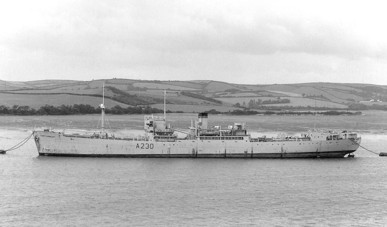 RFA FORT LANGLEY
Wilson Collection
  Laid up at Devonport, 2 July 1970.
Arrived Bilbao fro scrapping 21 July 1970.
