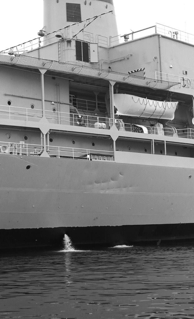 RFA OLWEN
Wilson Collection
 Minor damage caused by Dutch Gelderland - see above. March 1970
