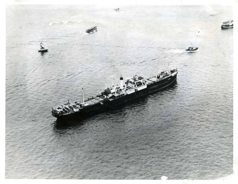 RFA WAR AFRIDI 1921-1958
GRT 5561. Built Port Glasgow 1920. Managed by Bowring until 1937. Storage hulk at HK from 1945. Scrapped 1958. 
Photo 1951.
