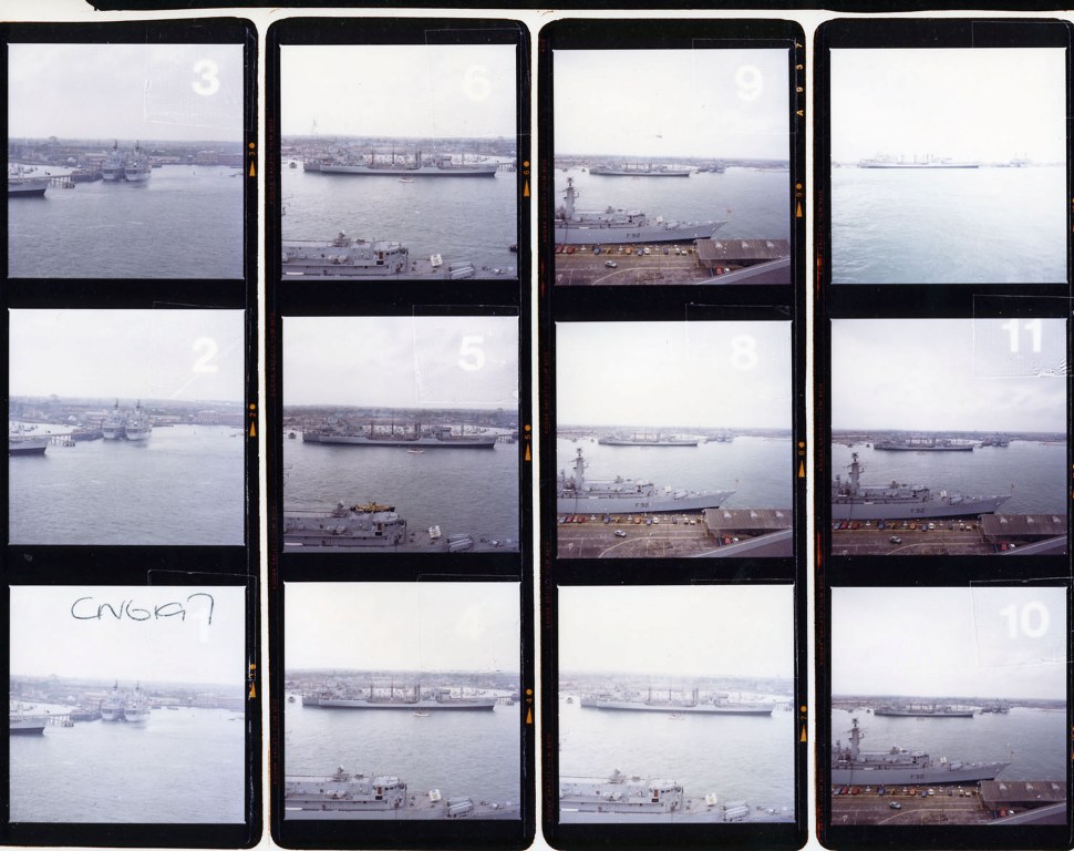 OLMEDA etc
Pearleaf, Grey Rover, Blue Rover, 1984..
Contact sheet from 11 colour transparencies.
