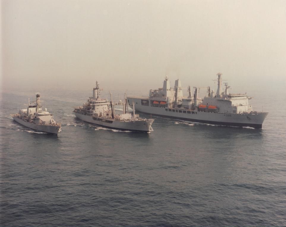 RFA FORT GEORGE
With Black Rover & Argyll.
